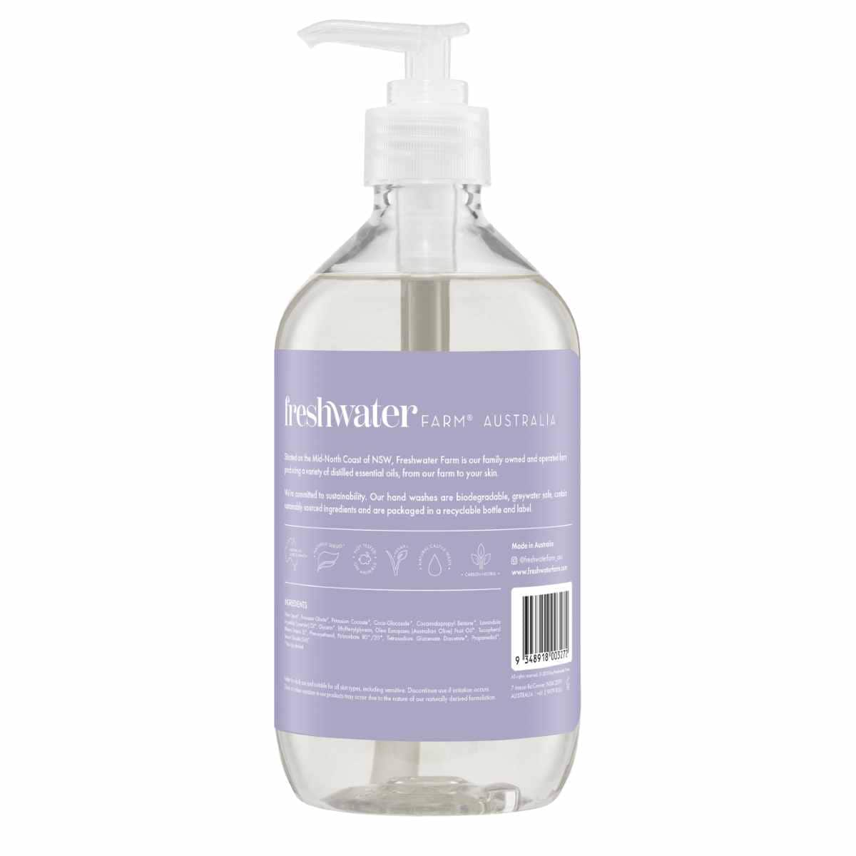 Thumbnail Freshwater Farm Lavender Oil Hand Wash 500ml