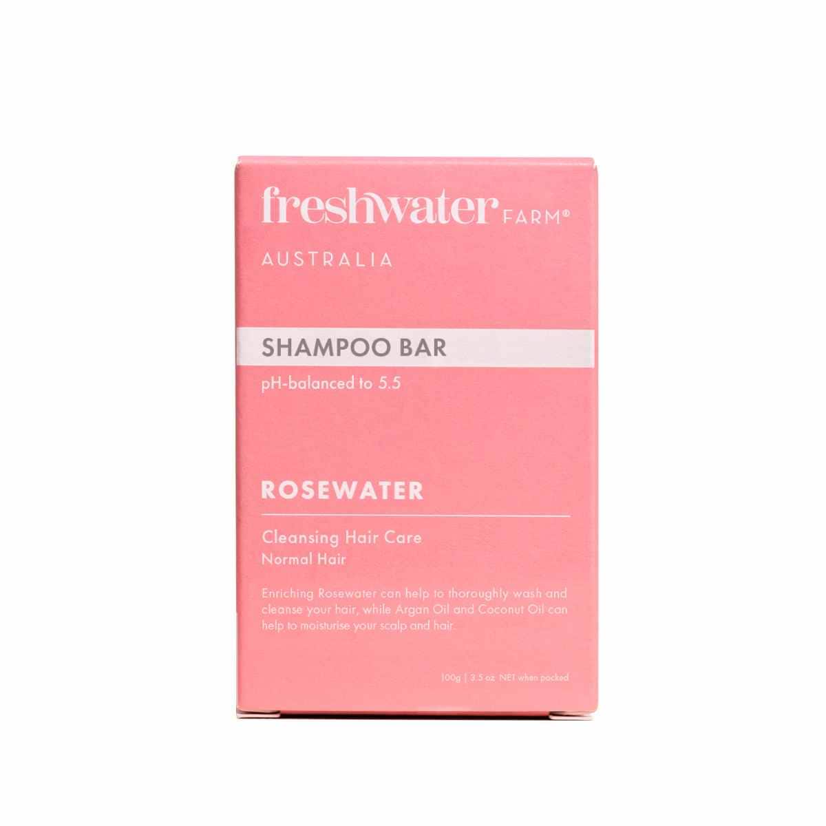 Thumbnail Freshwater Farm Rosewater Shampoo Bar 100g