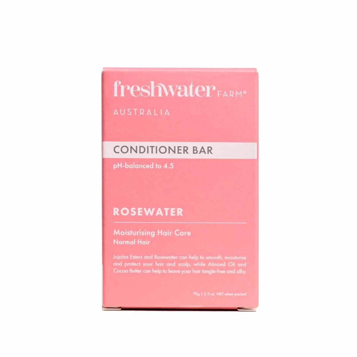 Thumbnail Freshwater Farm Rosewater Conditioner Bar 70g