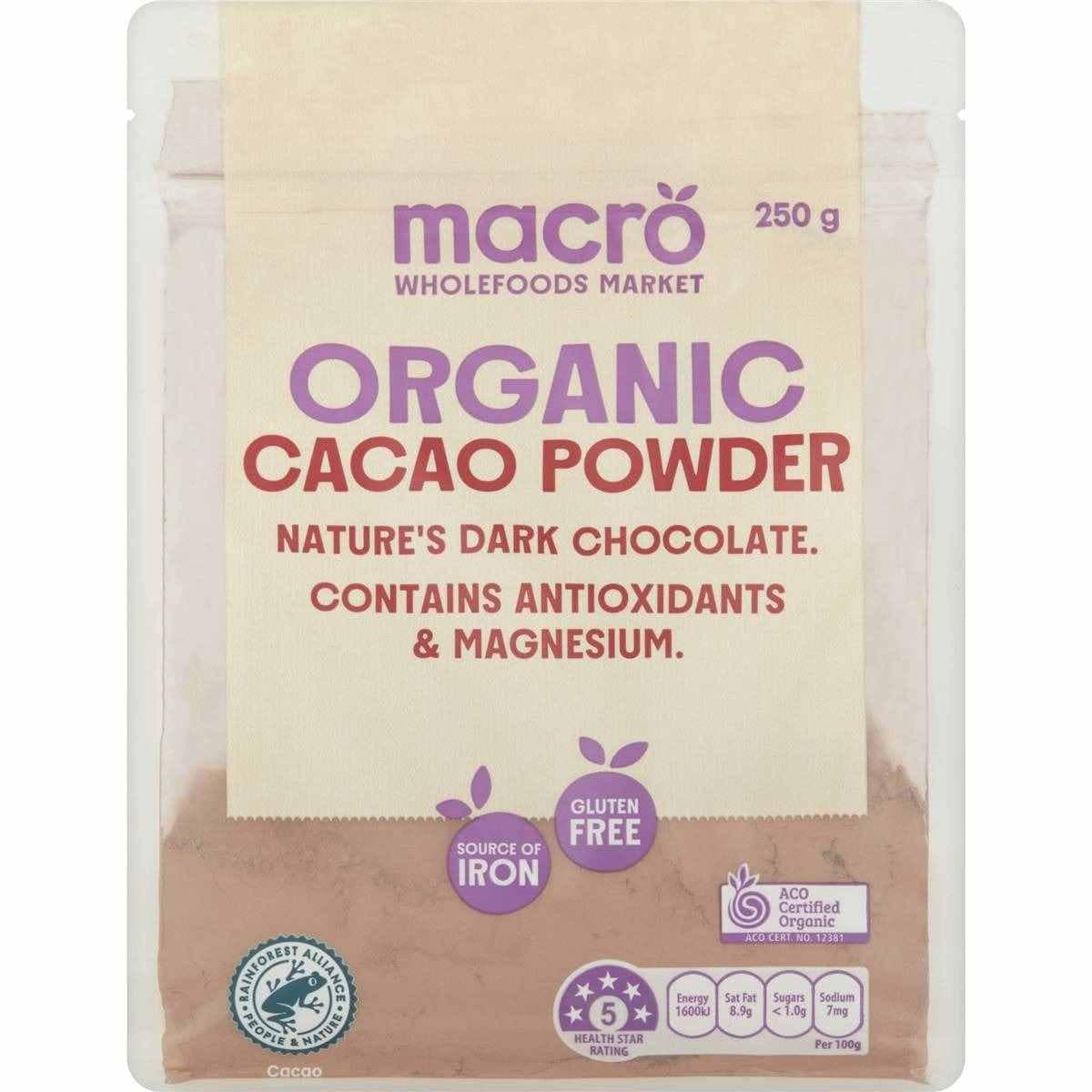 Thumbnail Macro Organic Cacao Powder 250g