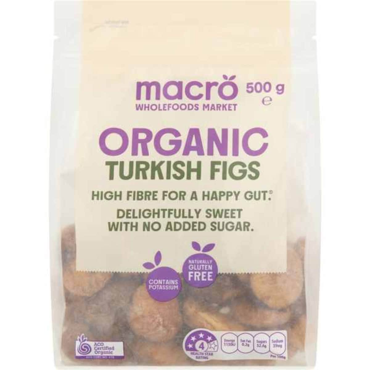 Thumbnail Macro Organic Turkish Figs 500g