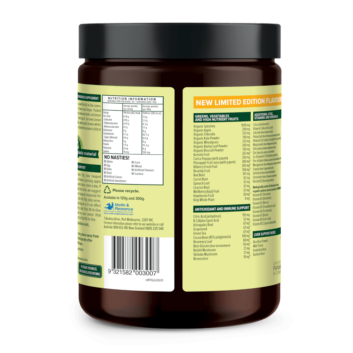 Thumbnail Vital All-In-One Daily Health Supplement Lemon and Ginger 300g