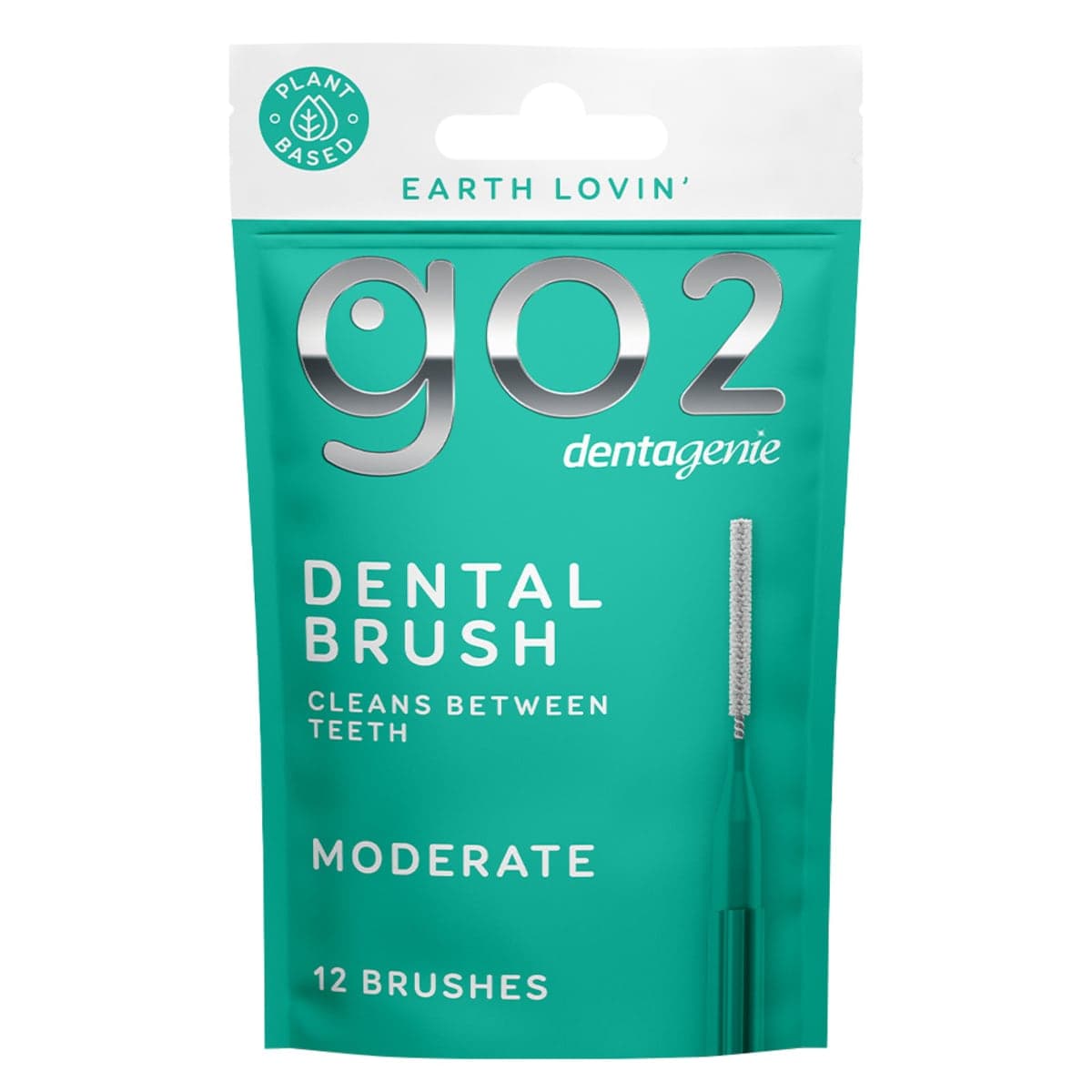 Thumbnail GO2 Dentagenie Interdental Brush Moderate 12 Pack