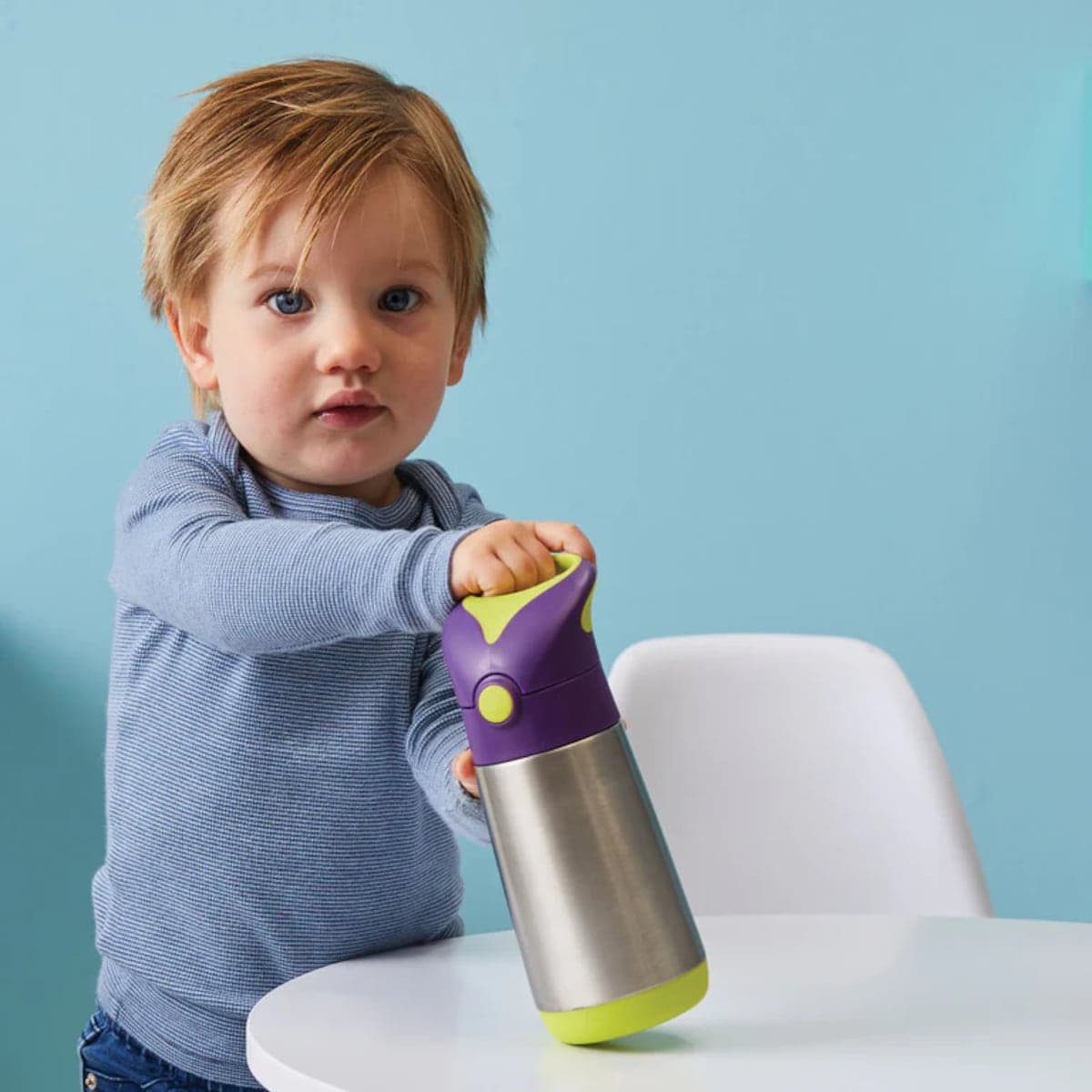 Thumbnail B.Box Insulated Drink Bottle Lilac Pop 350ml