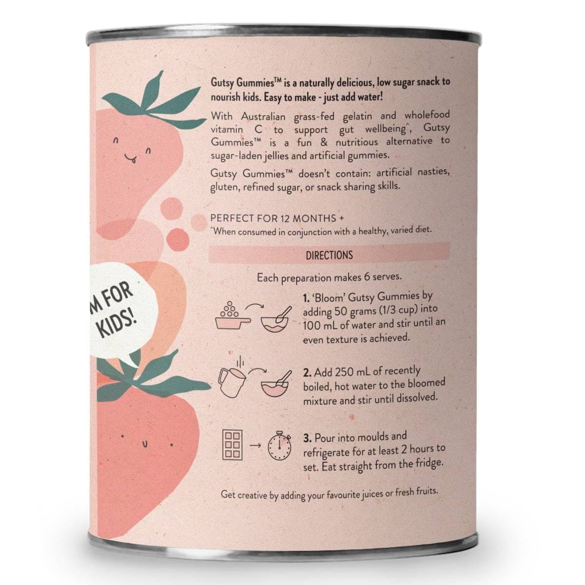 Thumbnail Nutra Naturals Gutsy Gummies Strawberry 150g