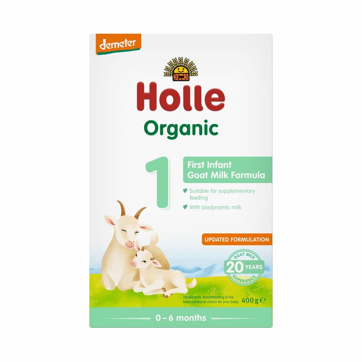Thumbnail Holle Organic Goat Milk Infant Formula 1 with DHA 400g