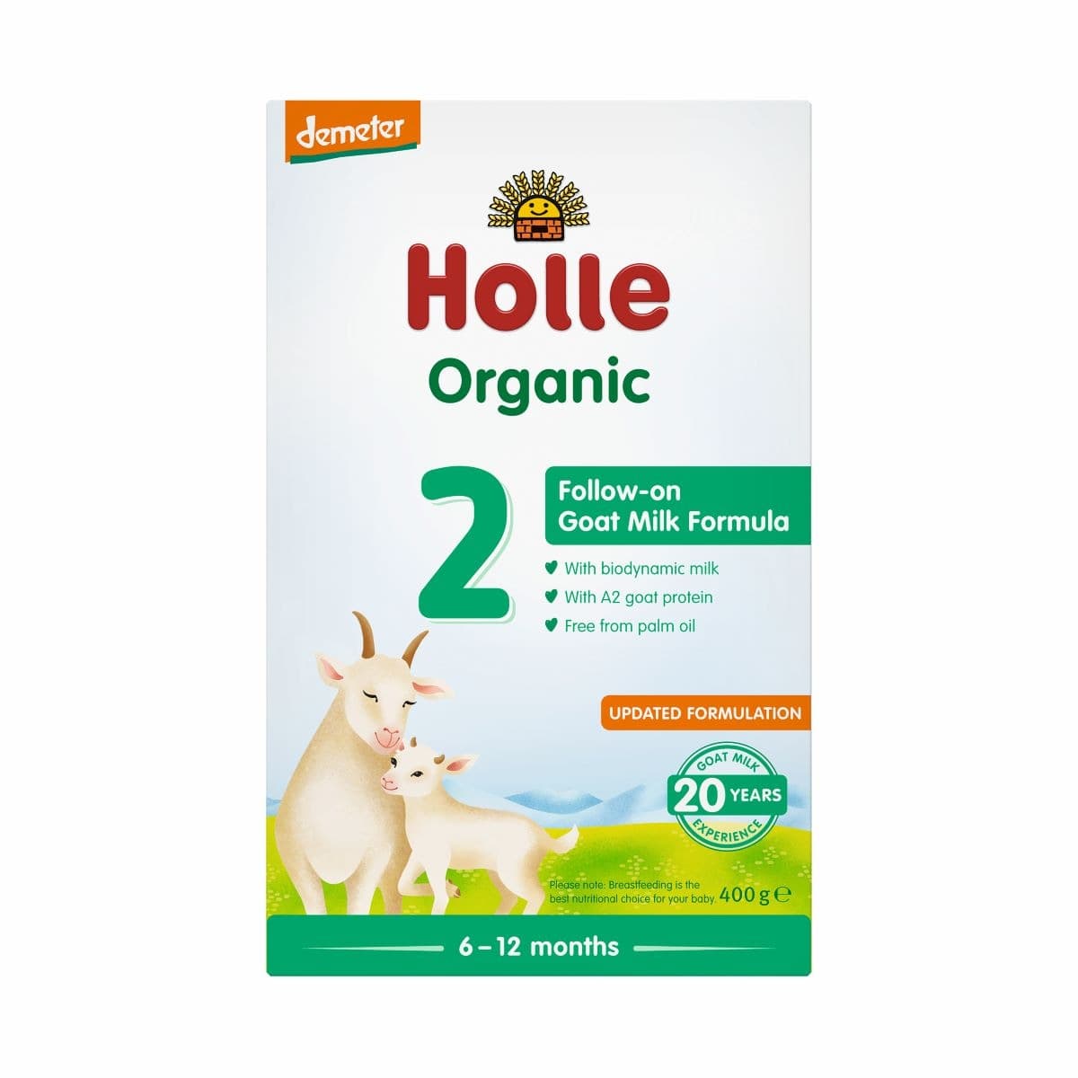Thumbnail Holle Organic Goat Milk Follow-On Infant Formula 2 with DHA 400g