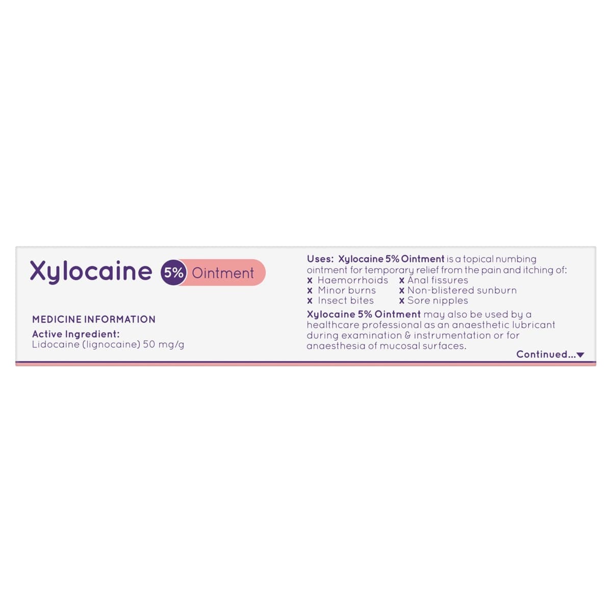 Thumbnail Xylocaine 5% Ointment 15g