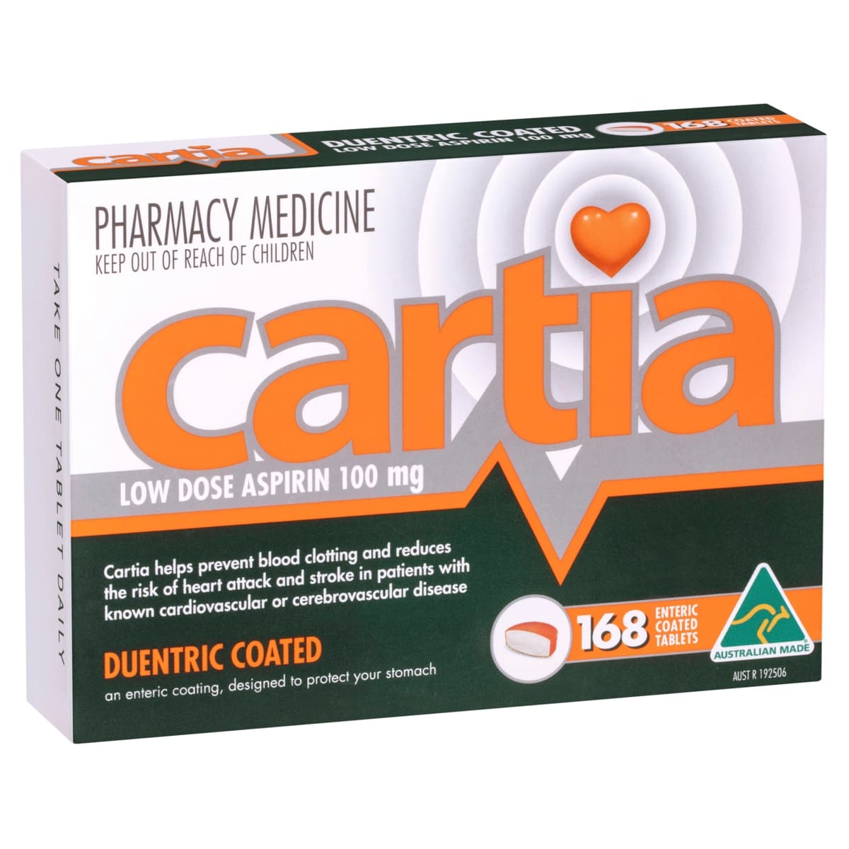 Thumbnail Cartia Low Dose Aspirin 168 Tablets
