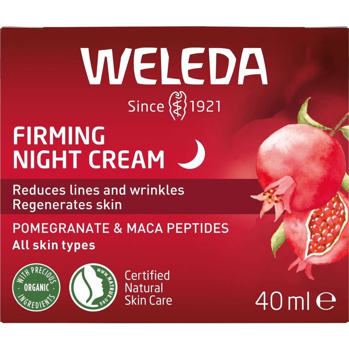Thumbnail Weleda Firming Night Cream Pomegranate & Maca Peptides 40ml
