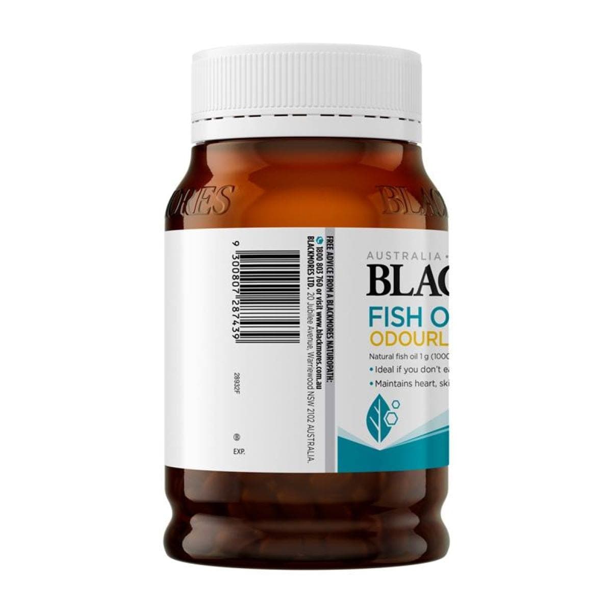 Thumbnail Blackmores Fish Oil Odourless 1000mg 200 Capsules