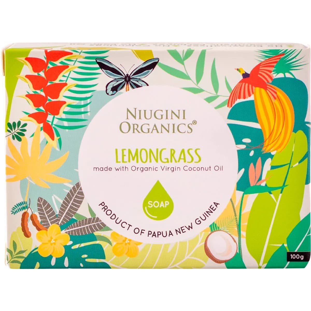 Thumbnail Niugini Organics Virgin Coconut Oil Soap Lemongrass 100g