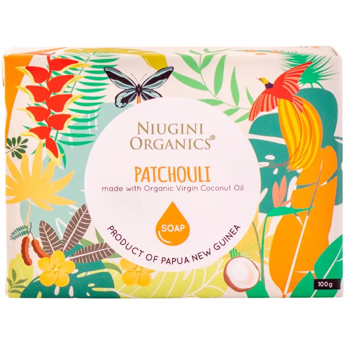 Thumbnail Niugini Organics Virgin Coconut Oil Soap Patchouli 100g