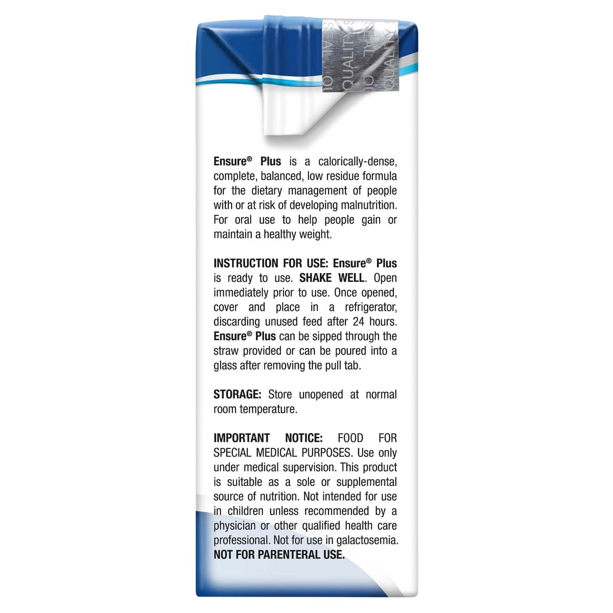 Thumbnail Ensure Plus Tetrapak Vanilla 200ml