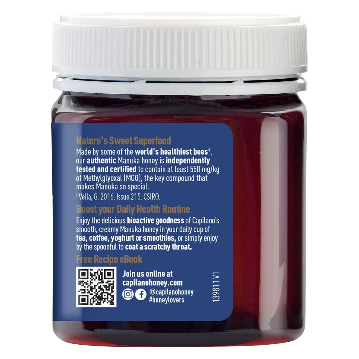 Thumbnail Capilano MGO 550+ Manuka Honey 250g