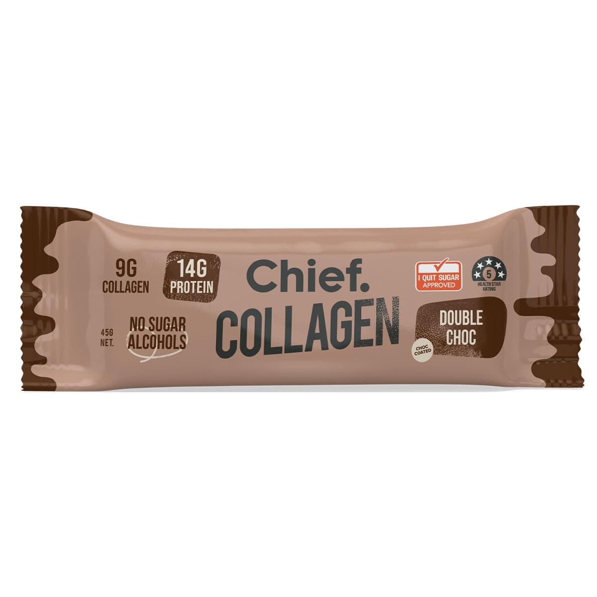 Thumbnail Chief Collagen Protein Bar Double Choc 45g