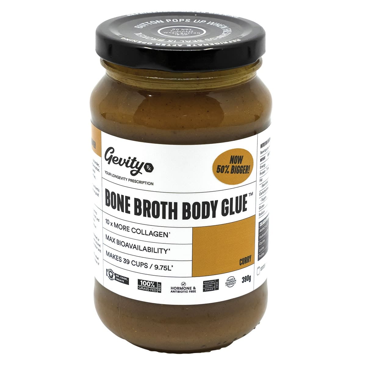 Thumbnail Gevity Rx Bone Broth Body Glue Curry 390g