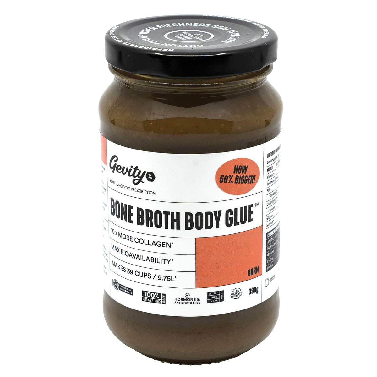 Thumbnail Gevity Rx Bone Broth Body Glue Burn 390g