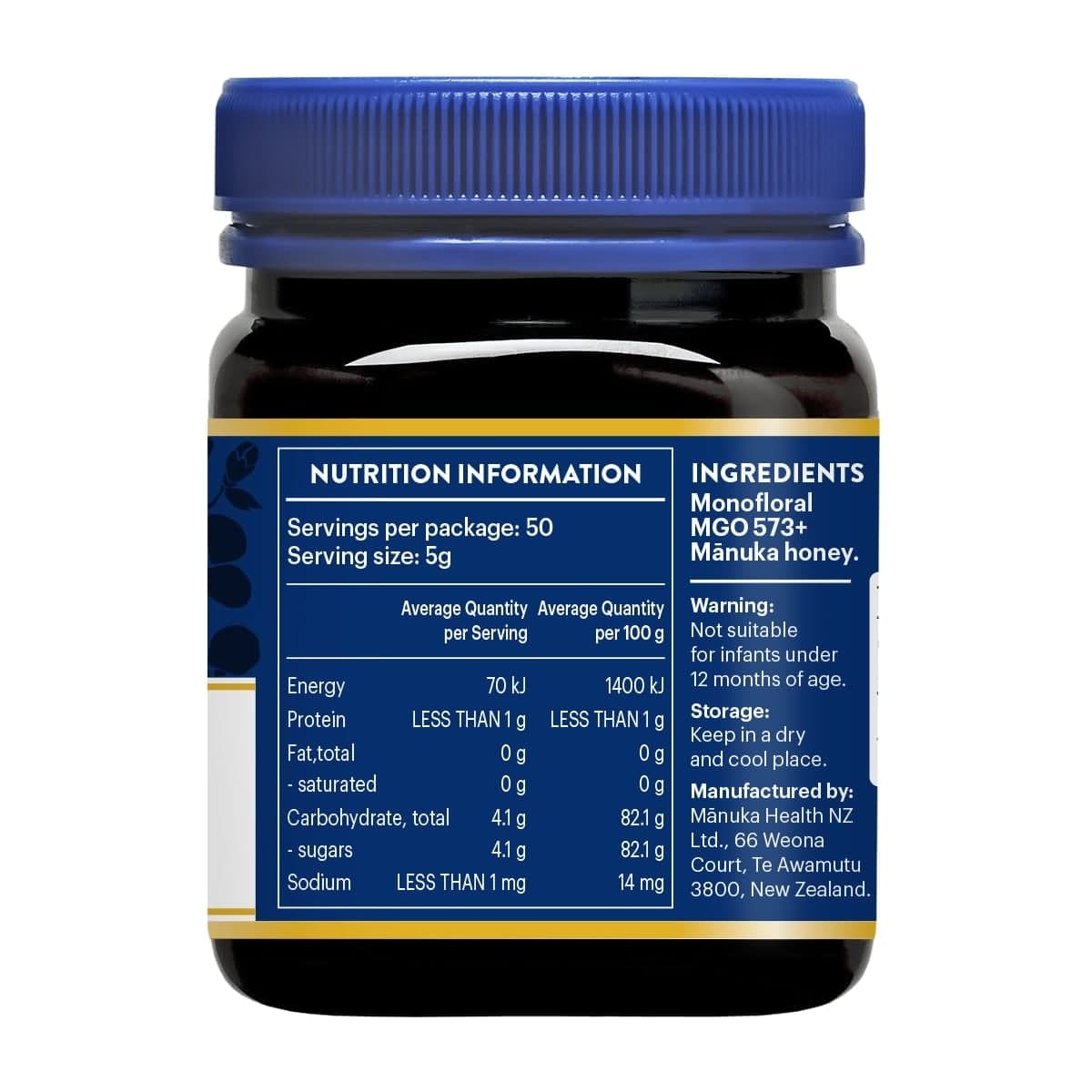 Thumbnail Manuka Health MGO 573+ UMF16 Manuka Honey 250g