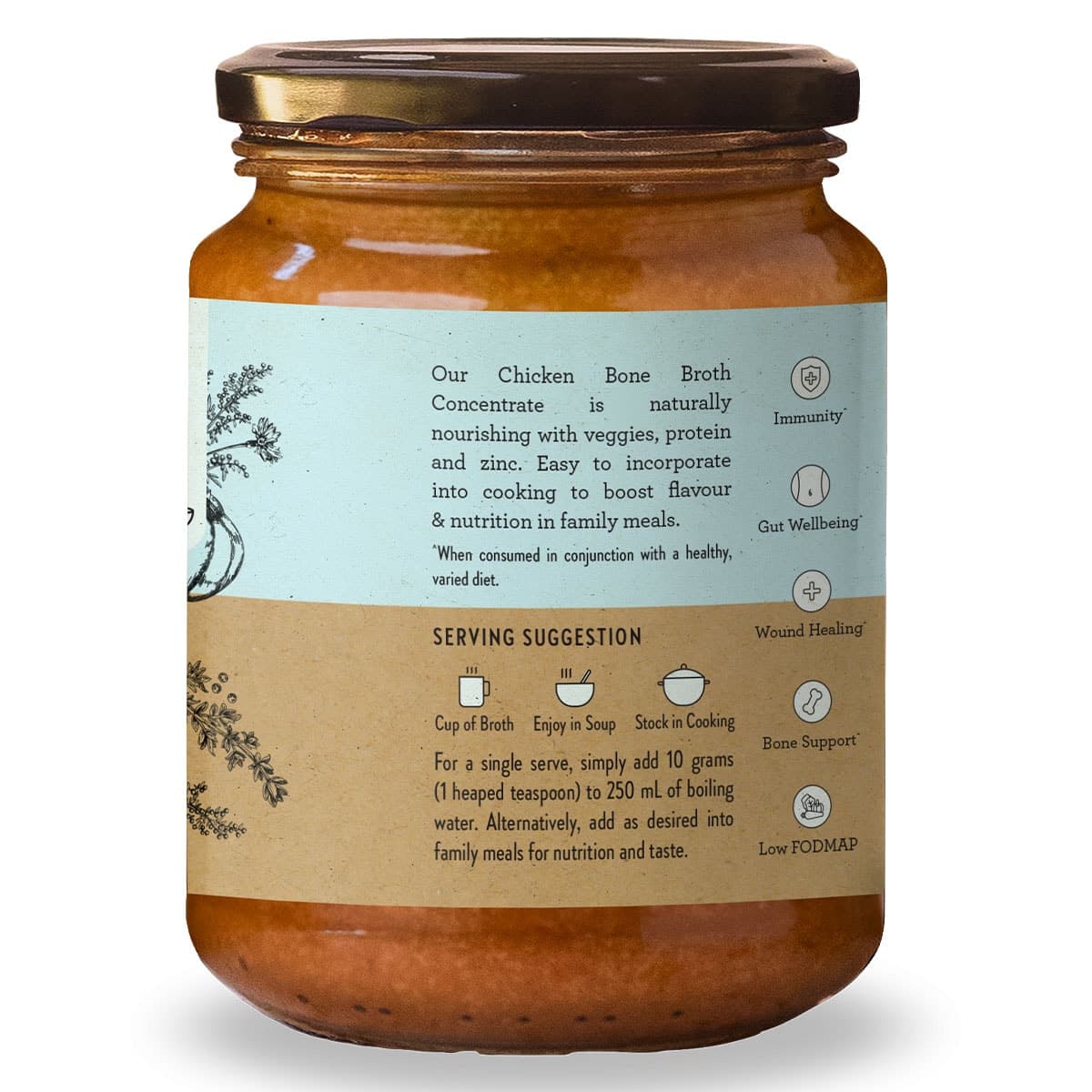 Thumbnail Nutra Naturals Chicken Bone Broth Concentrate - Natural 250g