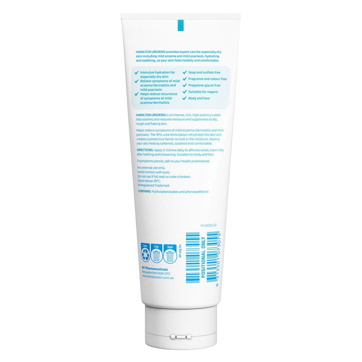 Thumbnail Hamilton Urederm Cream 10% 225g