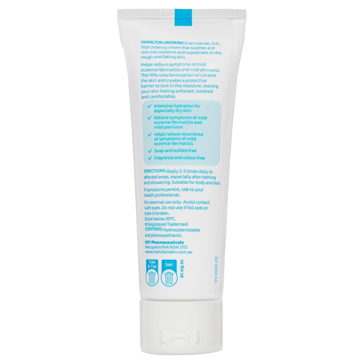 Thumbnail Hamilton Urederm Cream 10% 100g