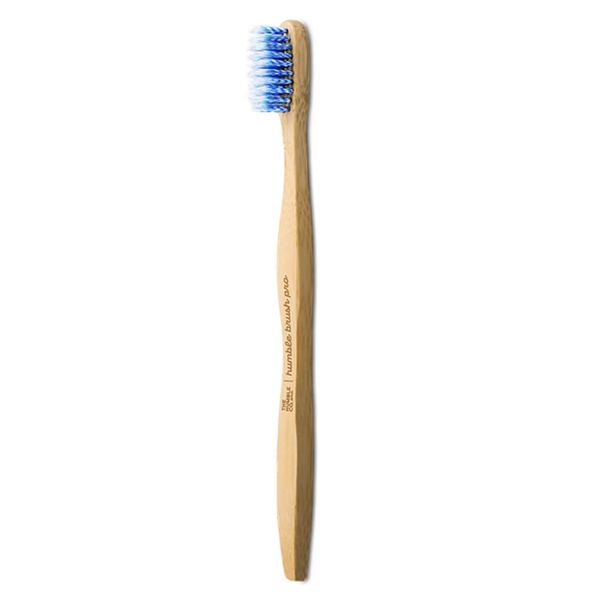 Thumbnail The Humble Co Pro Hexatech Spiral Bamboo Toothbrush Blue 1 Pack