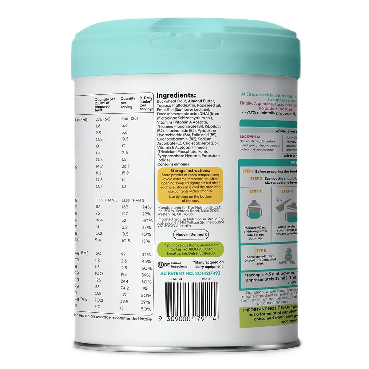 Thumbnail ELSE Nutrition Plant Based Toddler Drink 700g