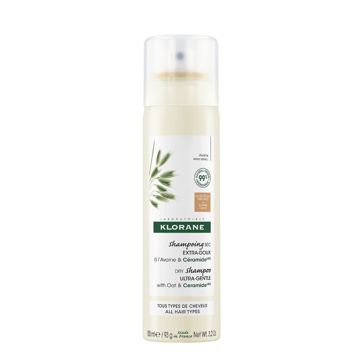Thumbnail Klorane Dry Shampoo with Oat and Ceramide LIKE Dark Hair Tinted 150ml