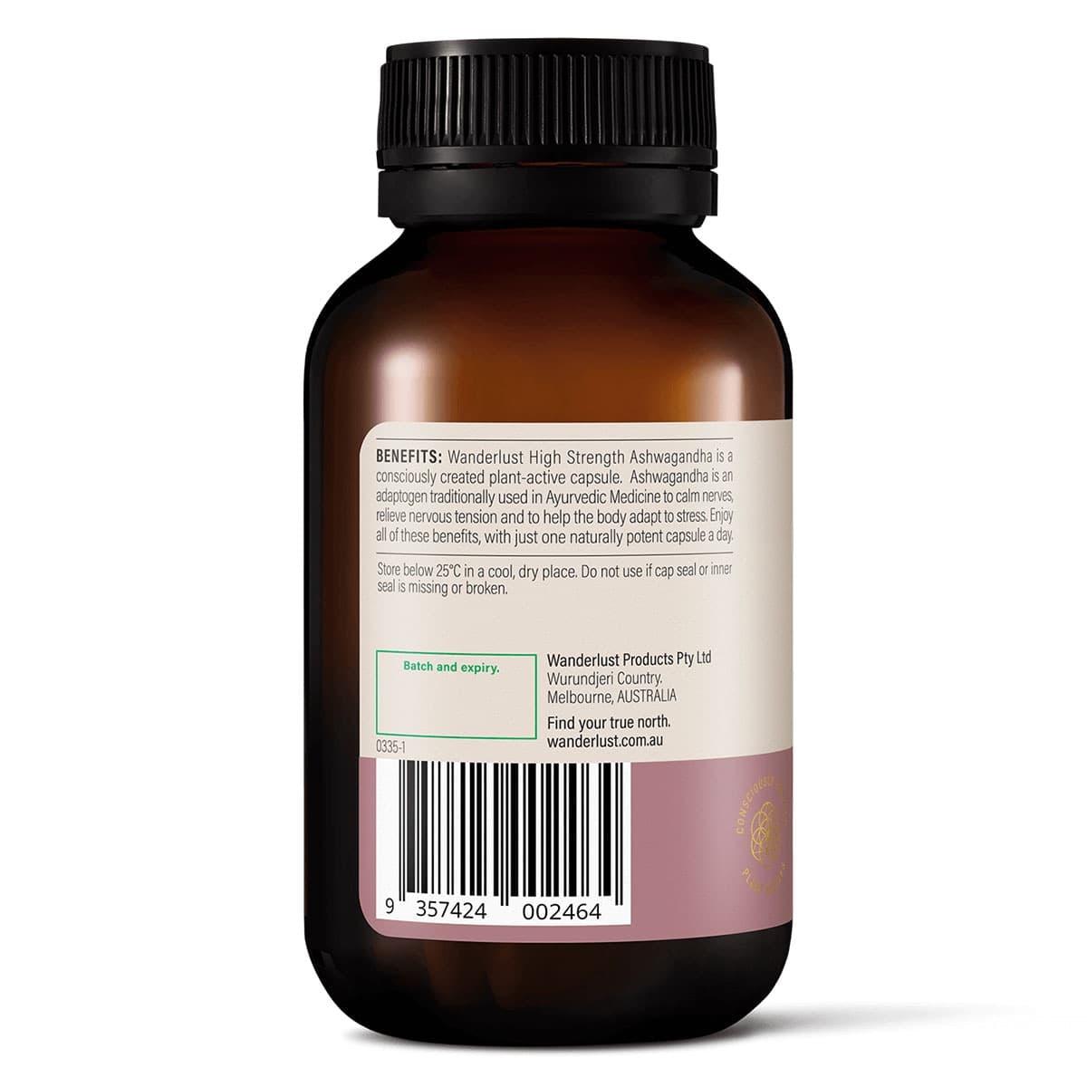 Thumbnail Wanderlust High Strength Ashwagandha 60 Capsules