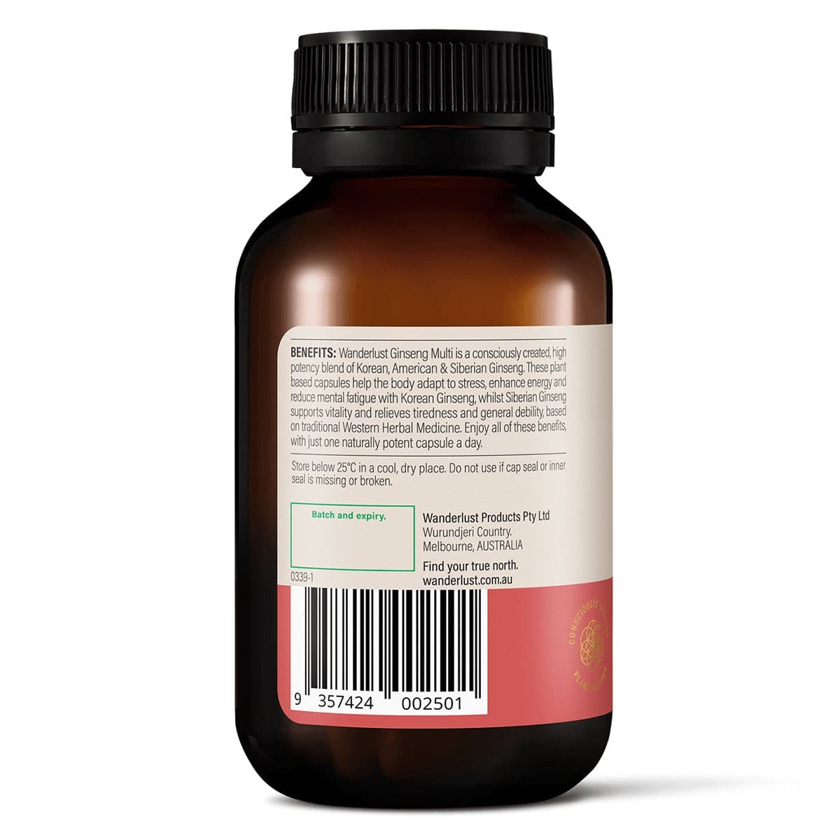 Thumbnail Wanderlust Ginseng Multi 60 Capsules