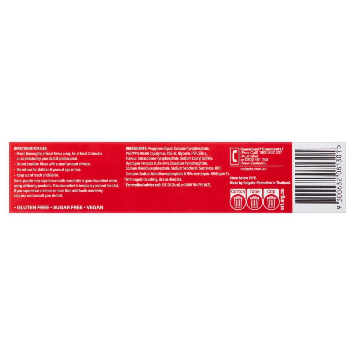 Thumbnail Colgate Optic White Sparkling White Toothpaste Mint 140g