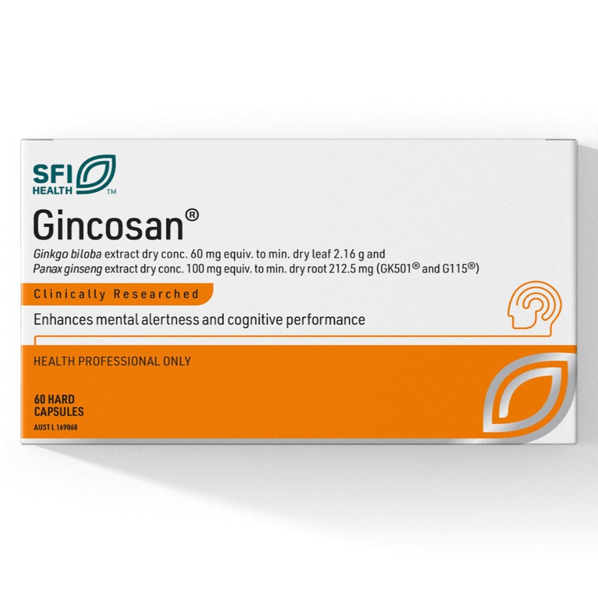 Thumbnail SFI Health Gincosan 60 Capsules