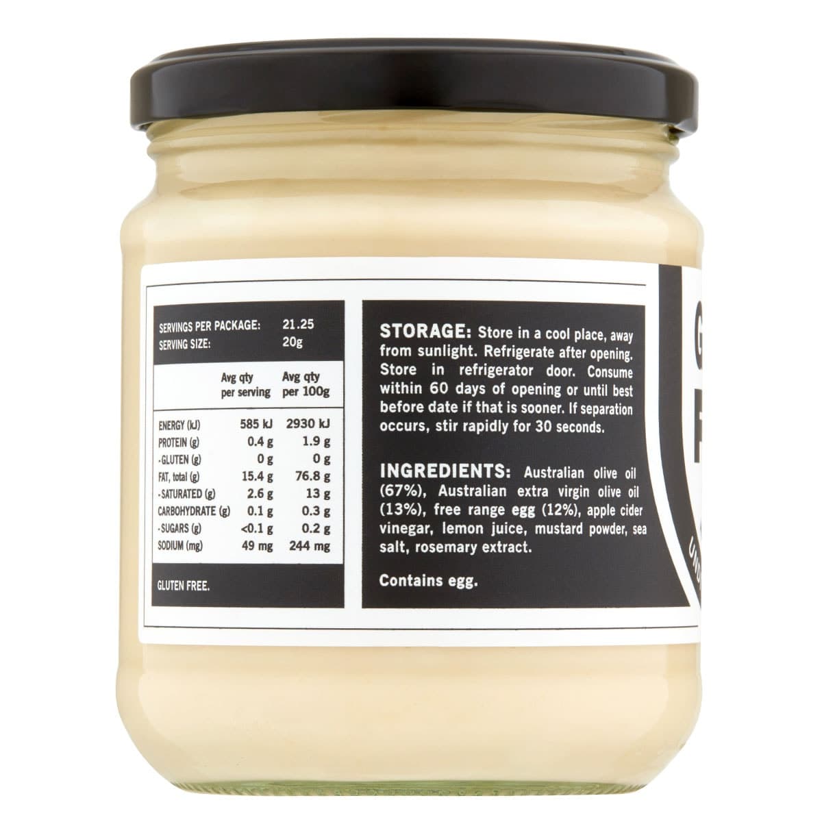 Thumbnail Undivided Food Co Good Fat Jumbo Mayo 425g