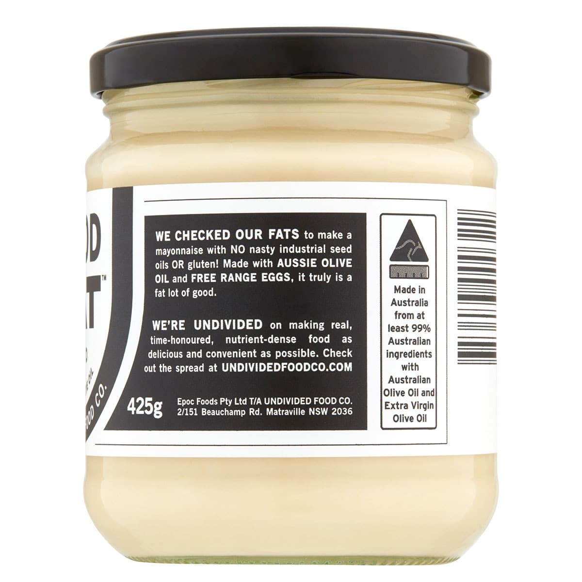 Thumbnail Undivided Food Co Good Fat Jumbo Mayo 425g