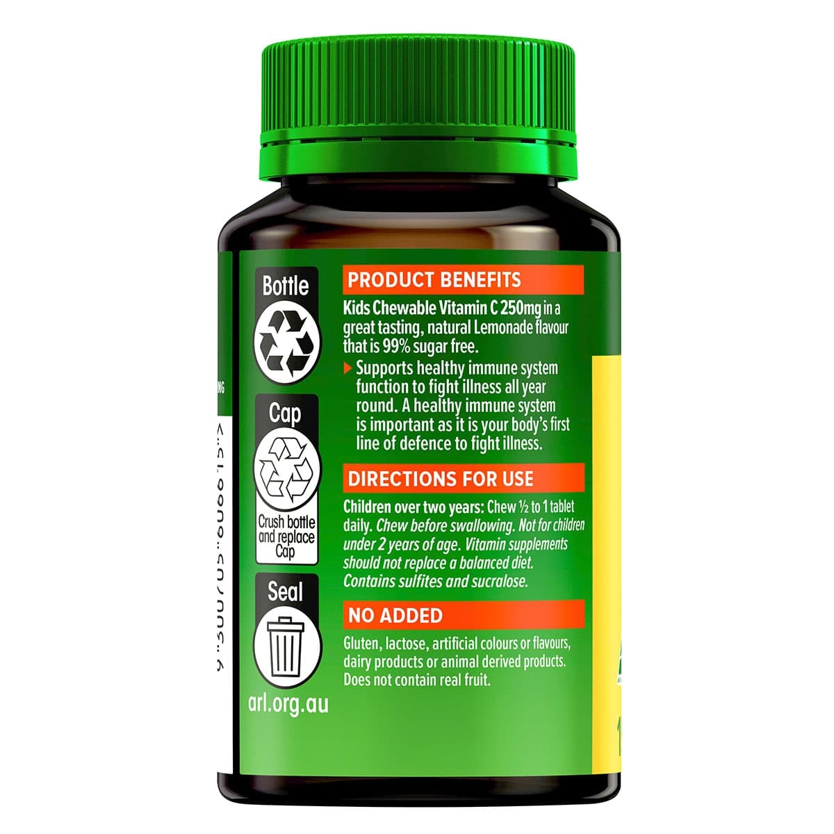 Thumbnail Cenovis Kids Chewable Vitamin C 250mg Lemonade 150 Tablets