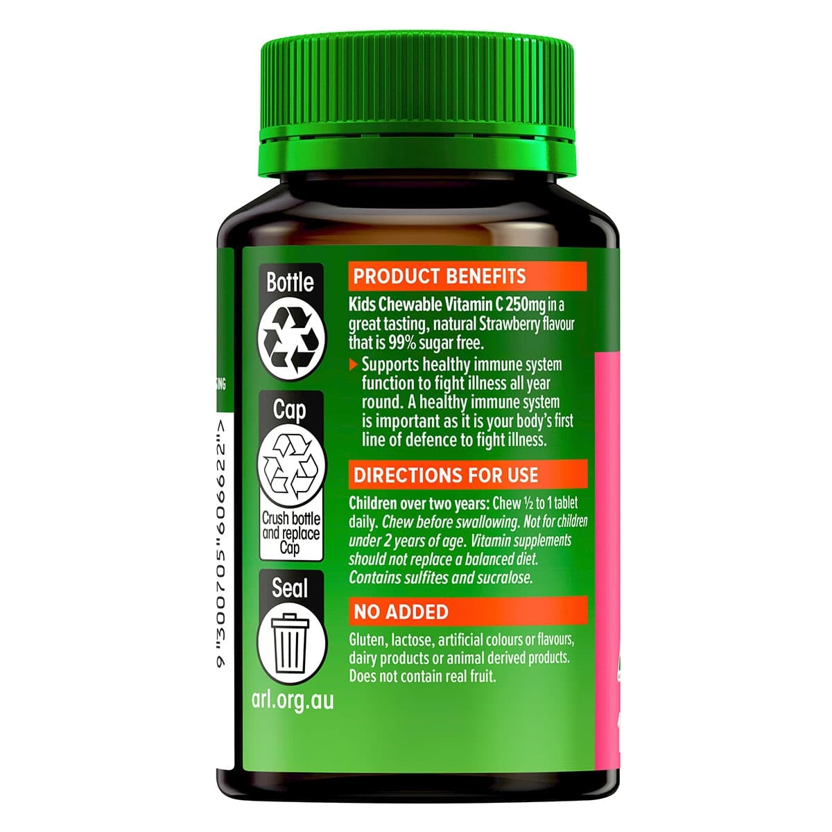Thumbnail Cenovis Kids Chewable Vitamin C 250mg Strawberry 150 Tablets