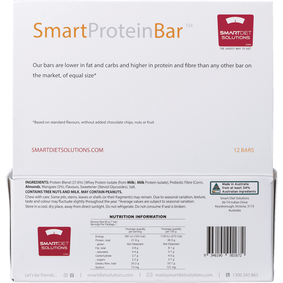 Thumbnail Smart Protein Mango Cream Protein Bar 60g