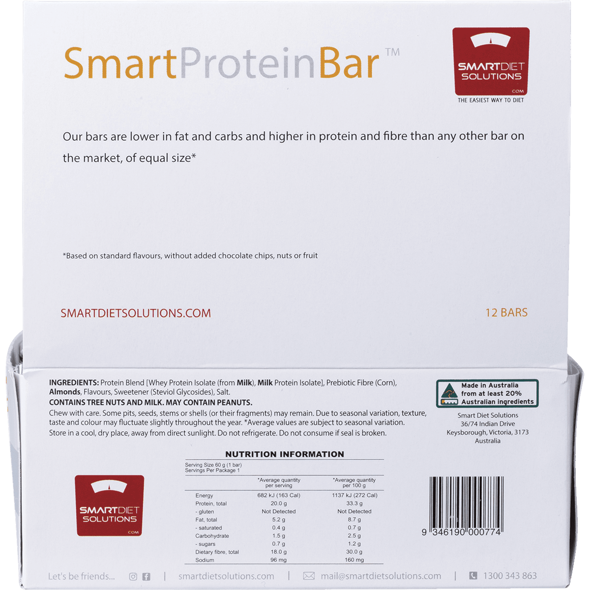 Thumbnail Smart Protein Vanilla Nougat Protein Bar 60g