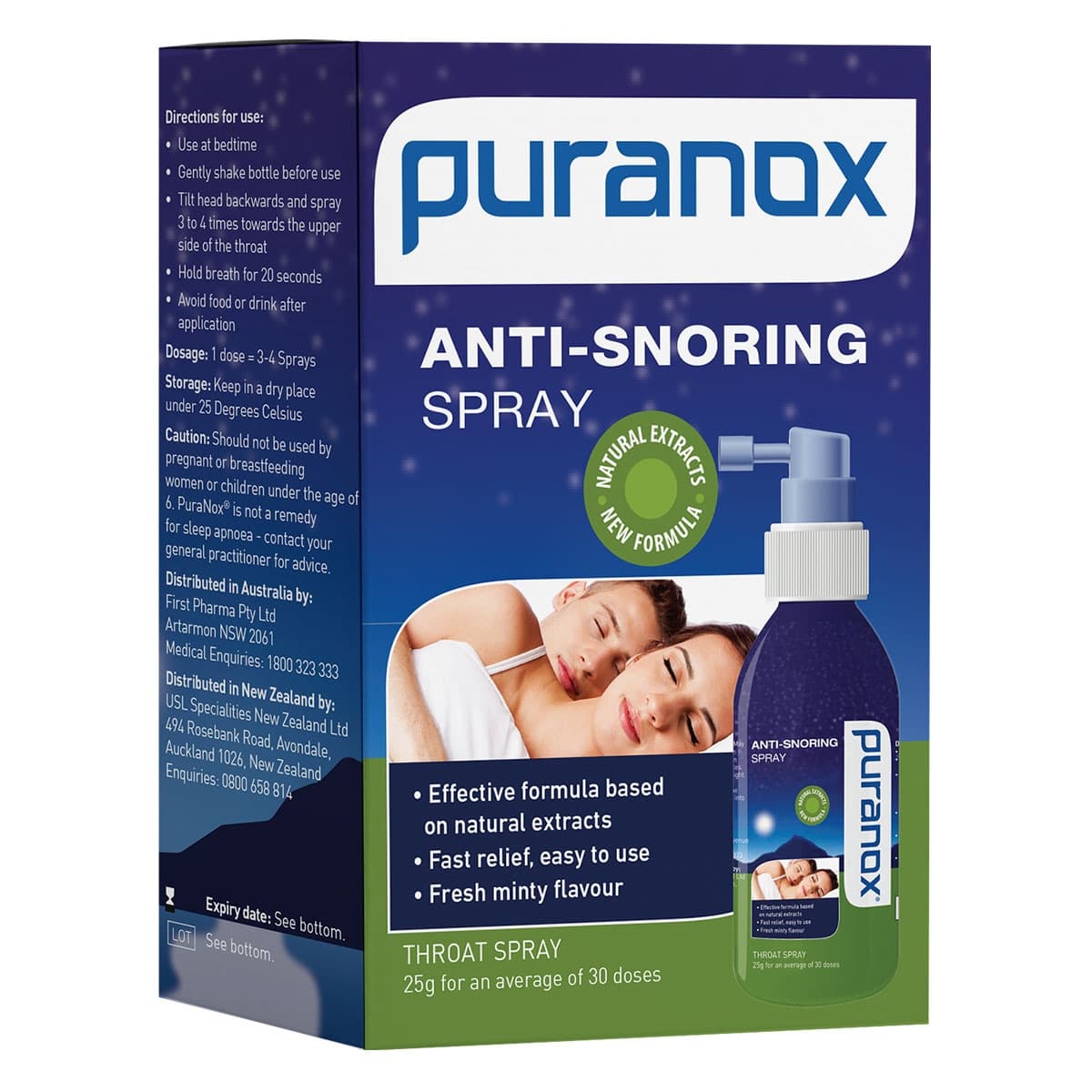 Thumbnail Puranox Anti Snoring Spray 25g