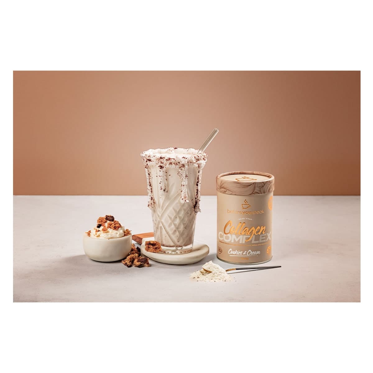 Thumbnail Beforeyouspeak Coffee Collagen Complex - Cookies & Cream 200g