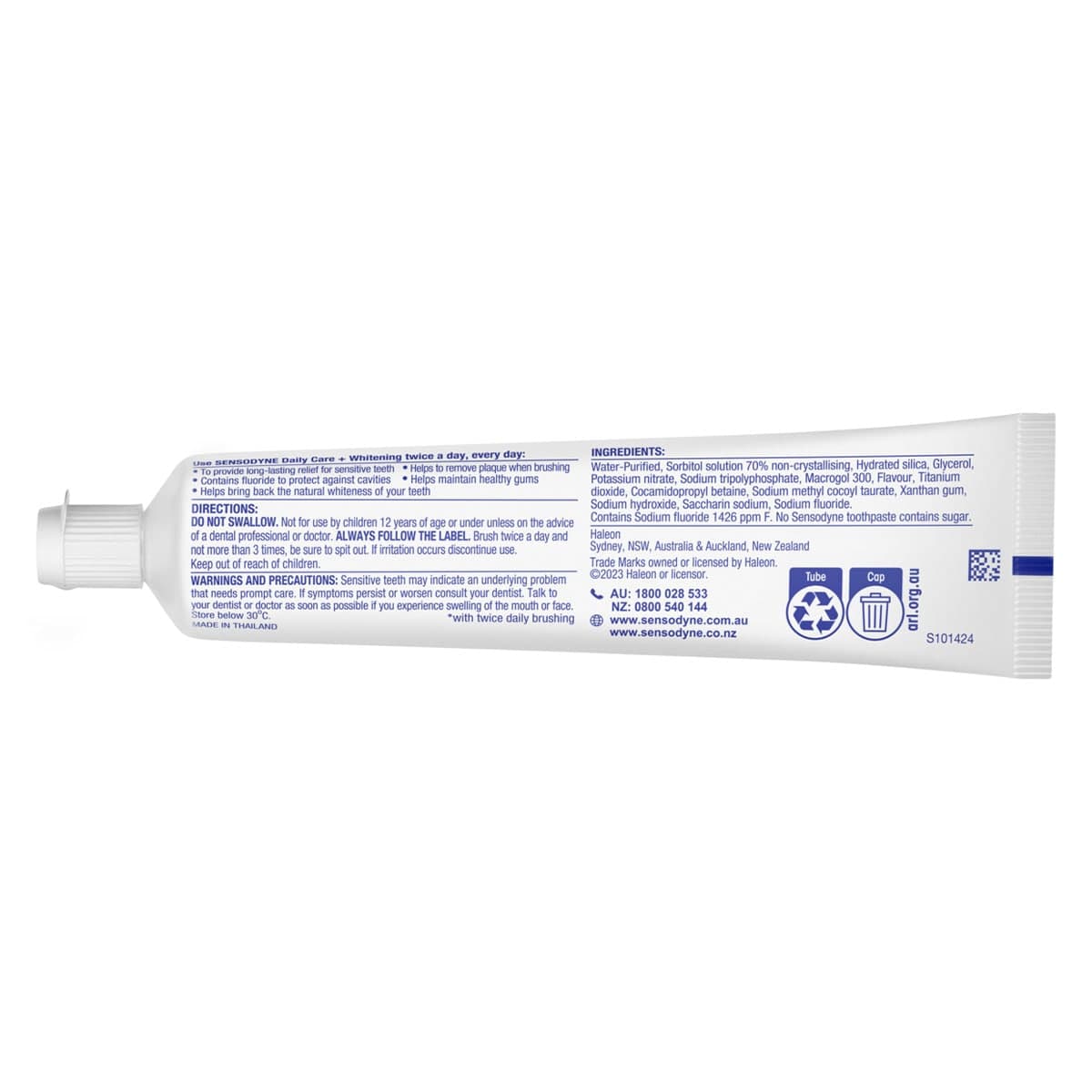 Thumbnail Sensodyne Daily Care + Whitening Toothpaste 100g