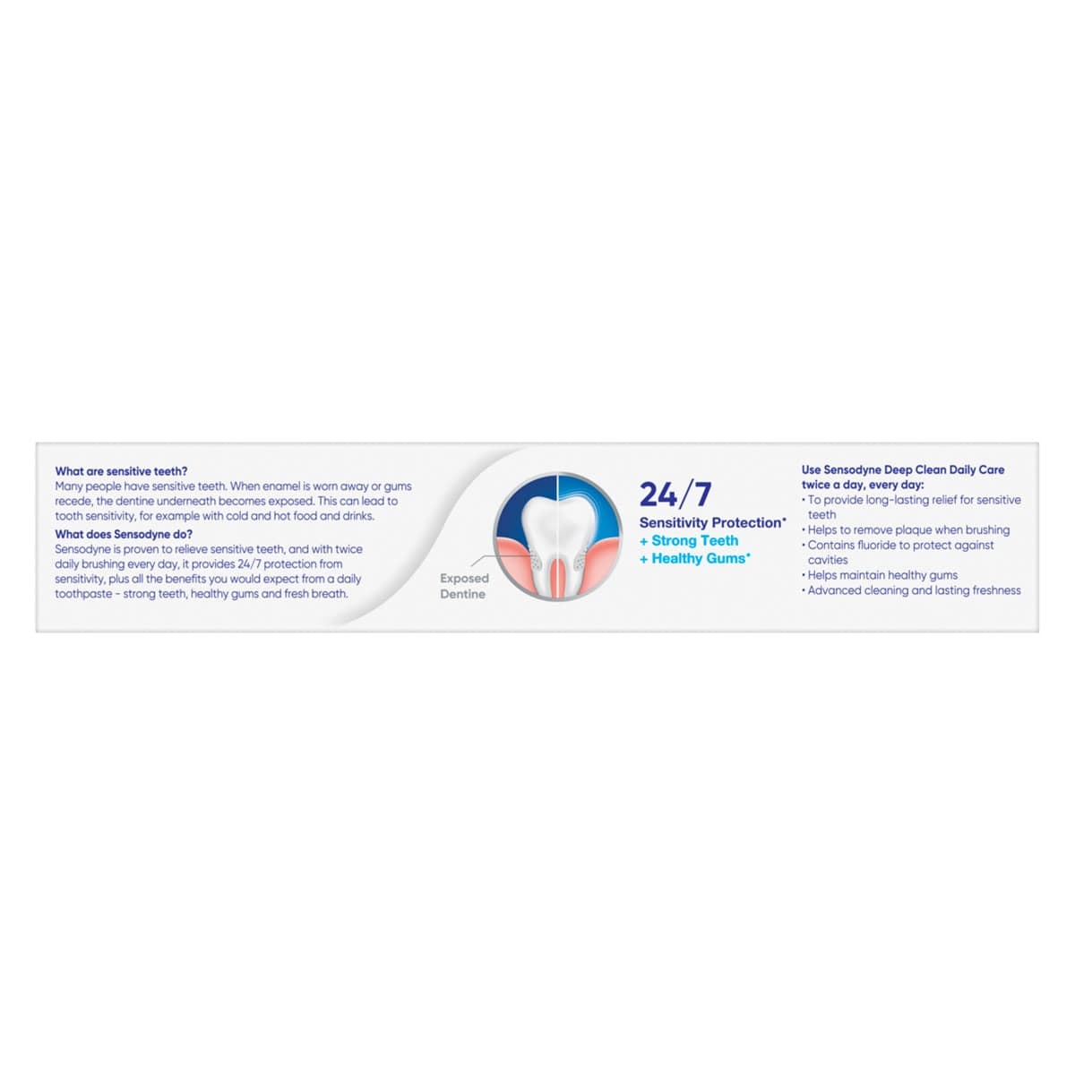 Thumbnail Sensodyne Deep Clean Daily Care Toothpaste 100g