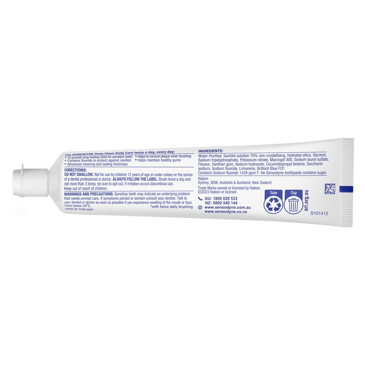 Thumbnail Sensodyne Deep Clean Daily Care Toothpaste 100g
