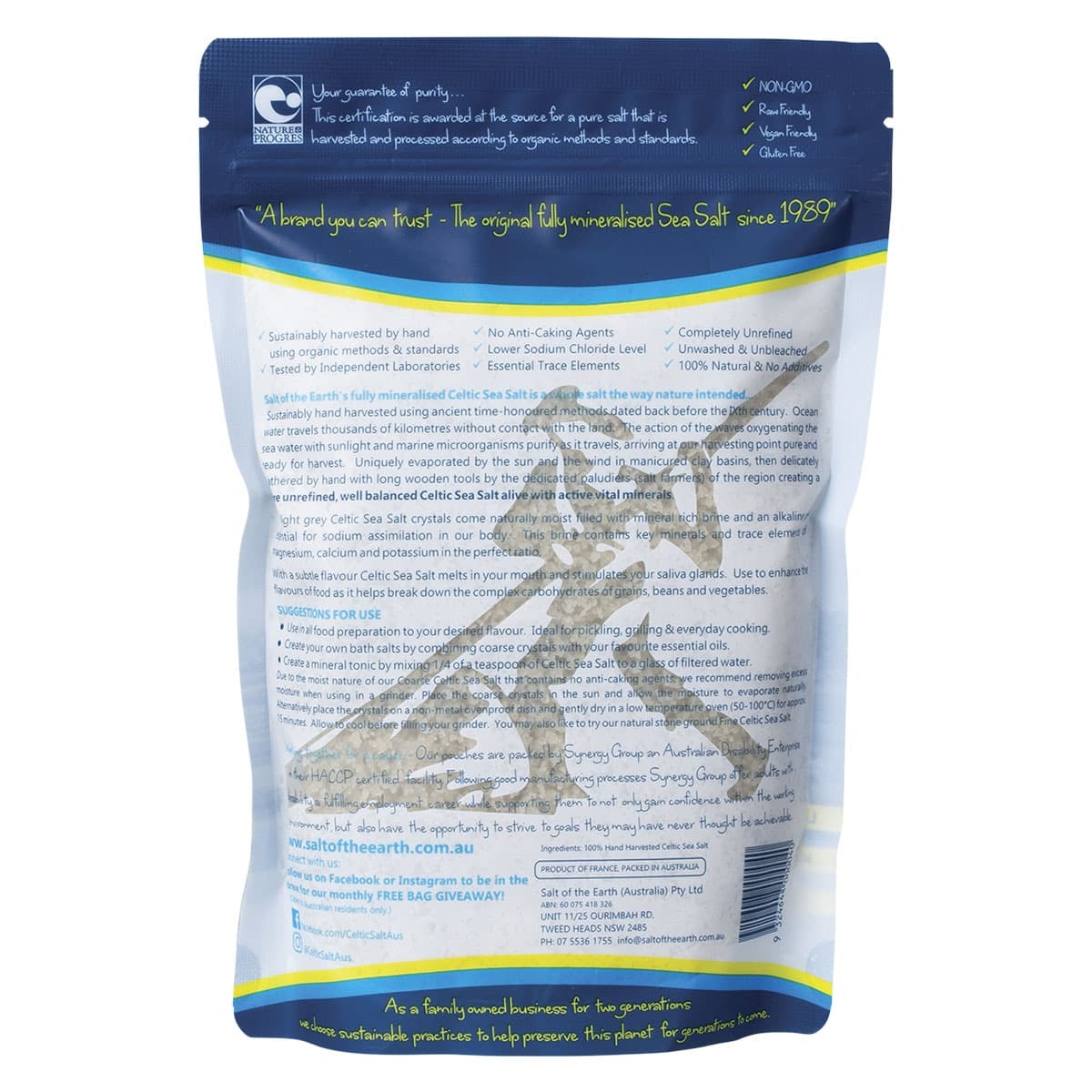 Thumbnail Salt Of The Earth Coarse Celtic Sea Salt 650g