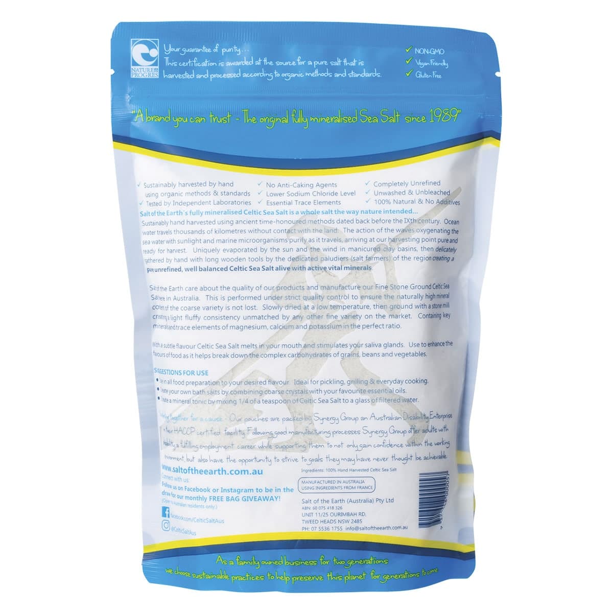 Thumbnail Salt Of The Earth Fine Celtic Sea Salt 650g
