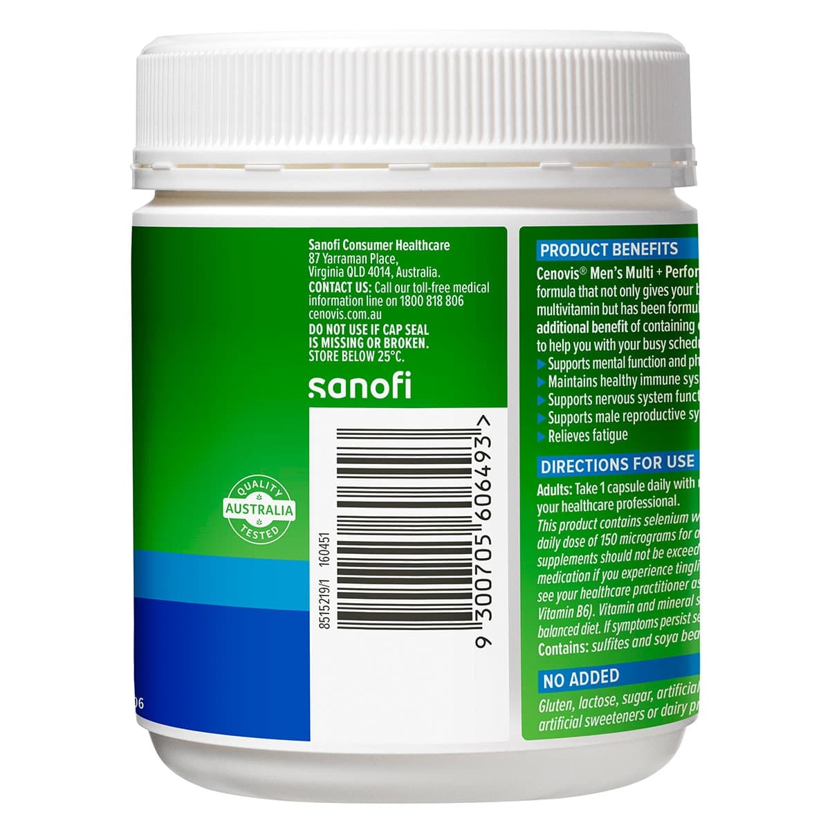 Thumbnail Cenovis Men's Multi+ Performance 150 Capsules