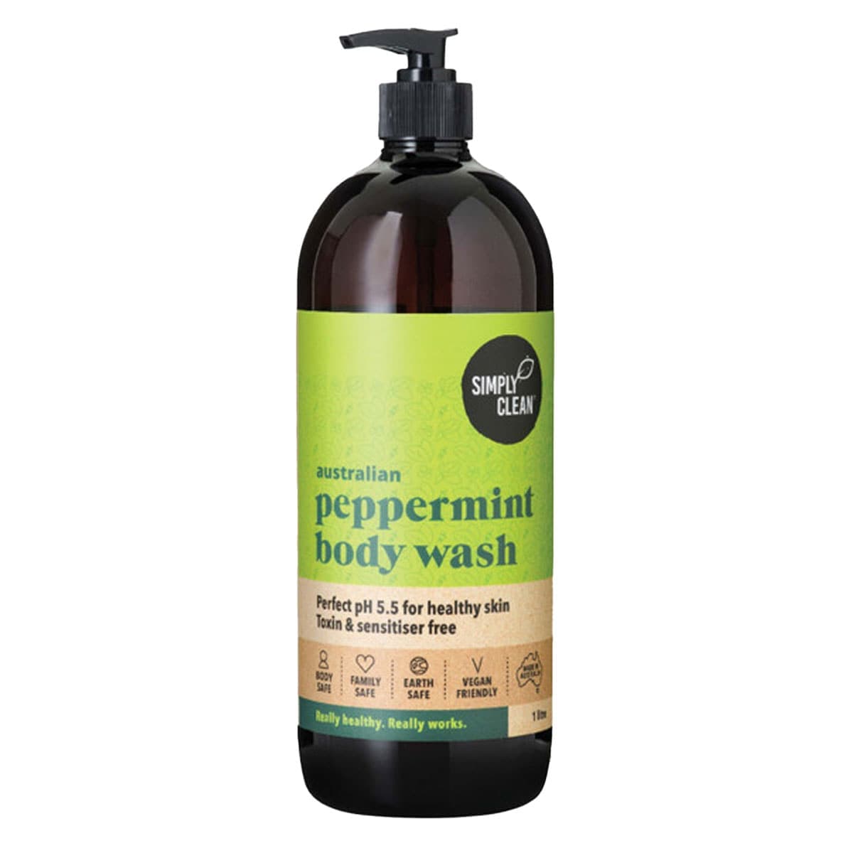 Thumbnail Simply Clean Australian Peppermint Body Wash 1L