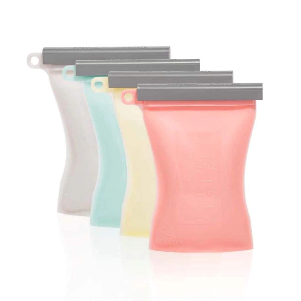 Thumbnail Junobie Reusable Silicone Breastmilk Storage Bags 4 Pack