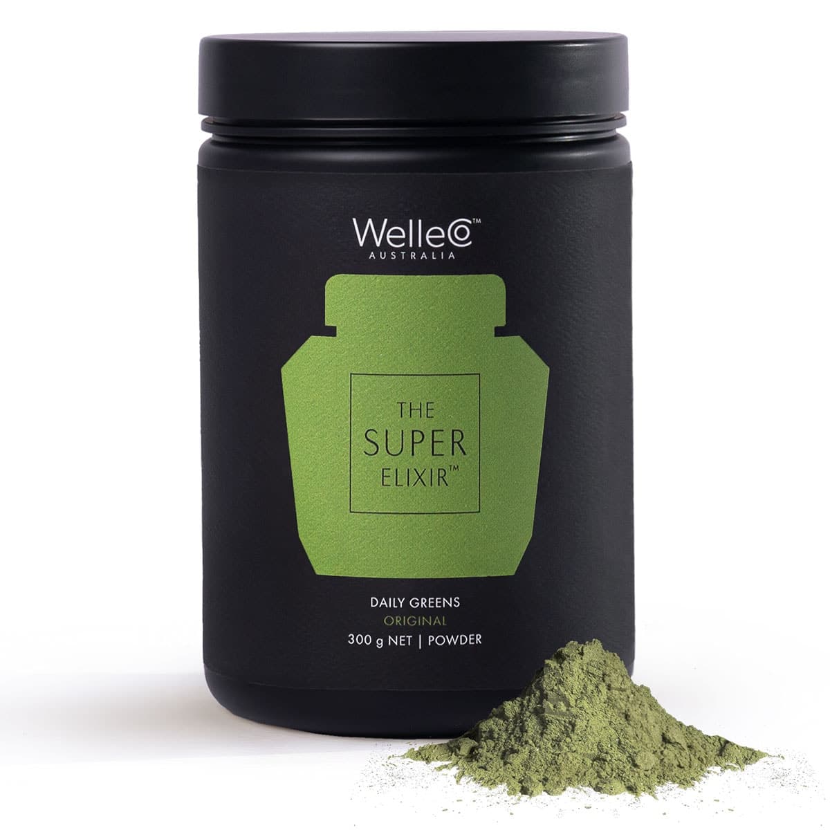 Thumbnail WelleCo The Super Elixir Daily Greens Powder Original Pineapple & Lime 300g